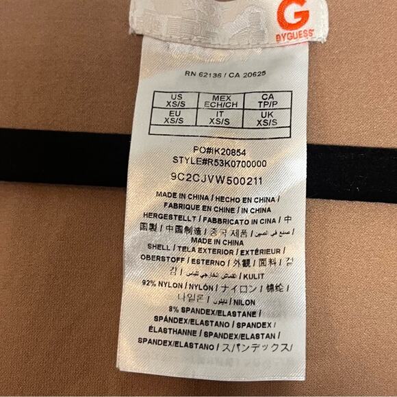 G By Guess Pink And Tan Dress Size XS - Picture 6 of 7